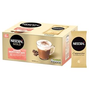 NESCAFE Gold Cappuccino Unsweetened Taste Sachets - 50 x 14.2g