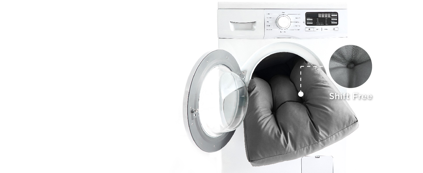 This dog pad can be machine-washed and is super easy to clean.