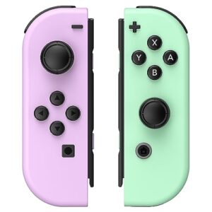 CSWXIO Switch Controller Replacement Joy Cons Controller with Double Vibration/Wake-Up/Screenshot/Motion