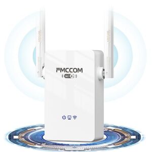 FMCCOM 2023 Newest WiFi Extender Booster WiFi Range Extender WiFi Booster for Home WiFi Repeater 2.4GHz Broadband Extender/Booster Internet Signal Booster - 1 Ethernet Port