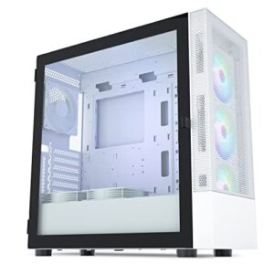 Vetroo AL600 White Mid-Tower ATX PC Case