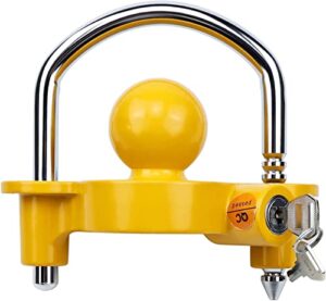 Covienapp Trailer Hitch Lock Universal Tow Ball Adjustable Trailer Ball Lock Fits 50 mm