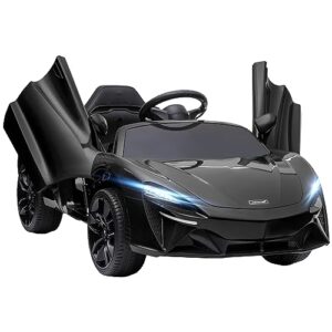 HOMCOM McLaren Licensed 12V Kids Electric Ride-On Car with Butterfly Doors