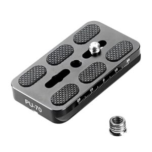 Manbily Camera Tripod Head Quick Release Plate for Ball Head