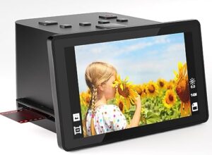 Slide & Negative Scanner Digital Film Scanner with Large 5" LCD Screen