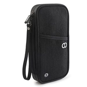 dayday® Travel Accessories Document Airplane Holiday Essentials Wallet Organiser Bag with RFID Blocking Unisex Family Passport Holder Cover Case | Gifts for Men Wome