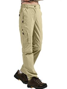 Jessie Kidden Walking Trousers Women Cargo Pants Waterproof Summer Lightweight Quick Dry Convertible Stretch Outdoor Casual UPF 50 Running Cycling Zip Off Capri