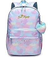Caran·Y Girls School Backpack, Galaxy School Bag Large Capacity Waterproof Casual Daypack, Lightw...