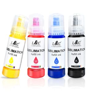 MERRYWORK Sublimation Ink for epson ecotank et 2810 2850 2830 2815 4810 EcoTank Printer (Autofill/ICC-Free/Anti-UV)