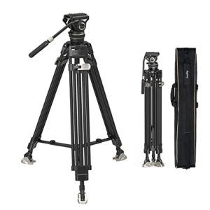SMALLRIG AD-100 78" Video Tripod with One-Step Locking