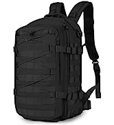 HUNTVP 12/20/30L Small Daypack Molle Backpack Waterproof Student School Rucksack Daysack for Outd...