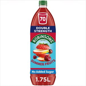Robinsons Double Strength Summer Fruits No Added Sugar Squash