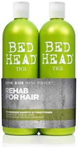 Bed Head by TIGI - Re-Energise Shampoo and Conditioner Set - Deep Cleansing And Conditioning Professional Hair Treatment - Ideal For All Hair Types - 2x750ml