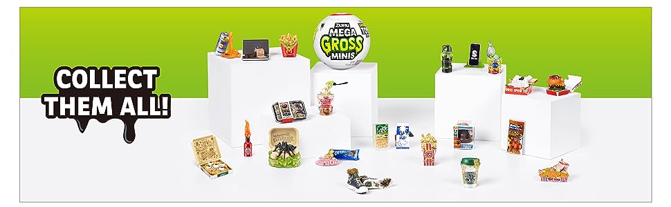 5 Surprise; Mega; Gross ;Minis ; ZURU ; Boys ; Mystery ; Collectible ; Minis ; Brands; Parody