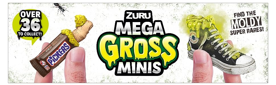5 Surprise; Mega; Gross ;Minis ; ZURU ; Boys ; Mystery ; Collectible ; Minis ; Brands; Parody