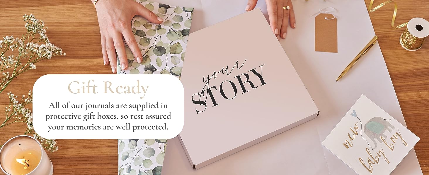gift ready baby memory book