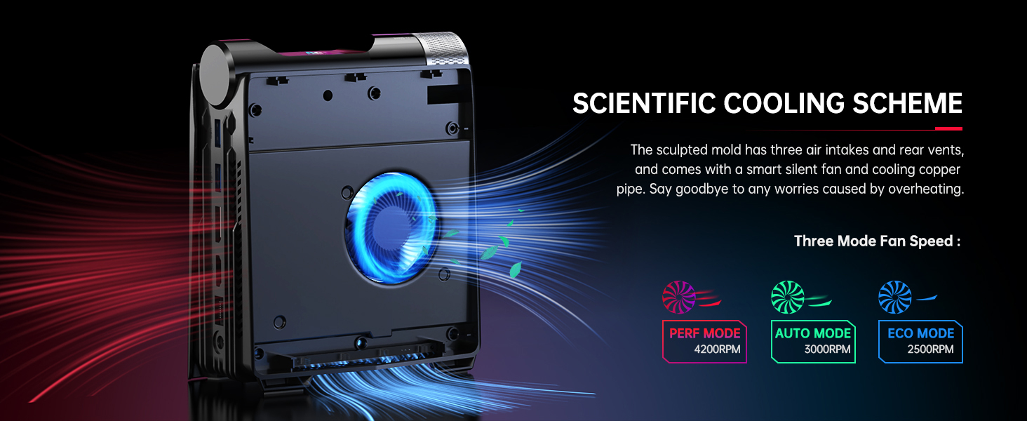 ACEMAGICIAN AMR5 Mini PC, AMD Ryzen 7 5800U Mini Gaming PC