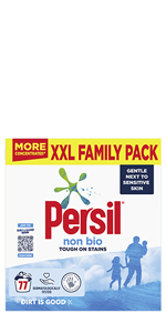 Persil Non Bio XXL Washing Powder 3.85 kg 77 washes, gentle next to sensitive skin