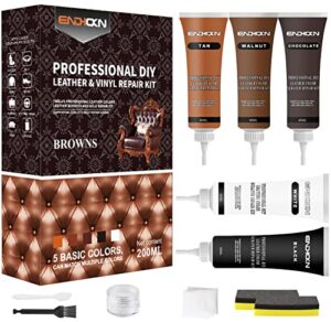 Leather and Vinyl Repair Kit 5 Colors