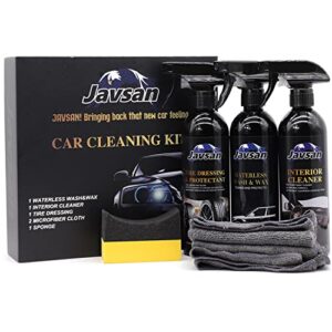 Javsan Car Cleaning Kit to Clean Your Entire Vehicle to a showroom Standard Cleaning Bundle