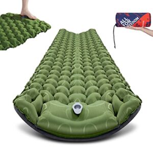 AKSOUL Self Inflating Sleeping Mat for Camping: 8-12CM Thickness Single Camp Mattress