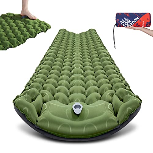 AKSOUL Self Inflating Sleeping Mat for Camping: 8-12CM Thickness Single Camp Mattress
