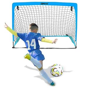 ezmove Portable Football Goal Set for Kids - Includes Football Net