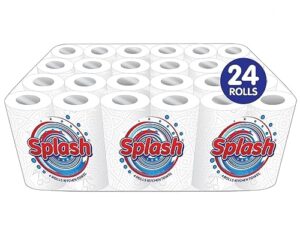 Splash 2-Ply Kitchen Towel Paper Rolls | Made in The UK (24)