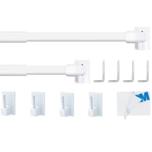 2Pcs Adjustable Rods for Curtain