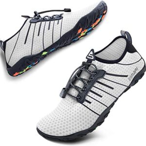 SIMARI Womens Mens Sports Water Shoes Quick Dry Barefoot for Swim Diving Surf Aqua Pool Beach Walking Yoga WP001