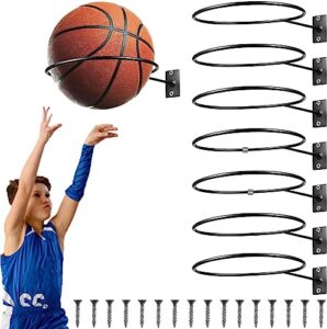 Funmo 8 PCS Wall Mount Ball Rack