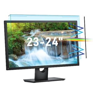 LAMA 23-24in Universal Anti Blue Light Computer Screen Protector Filter - Anti UV Screen Protector for Desktop PC Monitor - Hanging Type/Removable - Eye Protection
