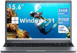 SGIN 15.6 Inch Laptop Windows 11