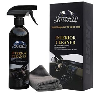 Javsan Car Interior Cleaner Kit for clean Ride– Car Dashboard Cleaner Including fibre cloth for your car Compartment