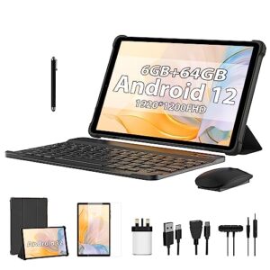 TOSCiDO Tablet 10 Inch Android 12 Octa Core 2.0Ghz