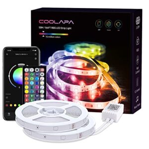 COOLAPA LED Strip Lights 50M with 1000 Bright RGB 5050 LEDs