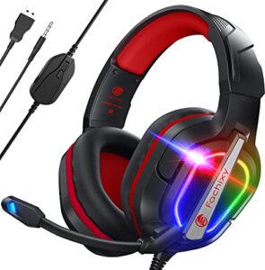 Fachixy「2024 New」FC200 Gaming Headset for PS4/PS5/PC/Xbox/Nintendo Switch
