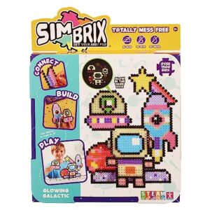 Character Options 07997 Simbrix Theme Pack Glowing Galactic with 1500+ brix Creative Activity STEAM Arts and Crafts Kids’ Toys for Girls & Boys Ages 5 and up