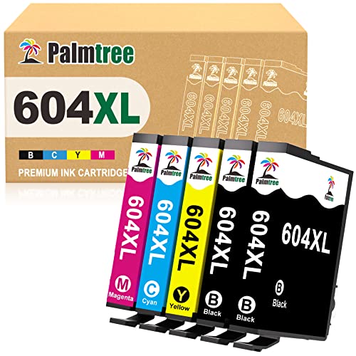 Palmtree 604XL Ink Cartridges Replacement for Epson 604 XL Ink Cartridge for Epson Expression Home XP-2200 XP-2205 XP-3200 XP-3205 XP-4200 XP-4205