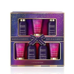 Baylis & Harding Midnight Fig & Pomegranate Ultimate Body Care Gift Set - Vegan Friendly