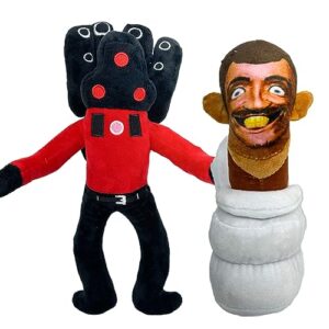 Skibidi Plush Toy Collection - Inspired By Horror Games | Fun Skibidi Toilet And Speaker Man Plush | The Ultimate Gift For Gaming Enthusiasts
