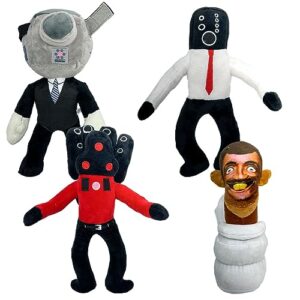 Skibidi Plush Toy Collection - Inspired By Horror Games | Fun Skibidi Toilet And Speaker Man Plush | The Ultimate Gift For Gaming Enthusiasts