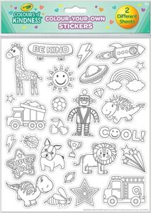 Paper Projects Crayola Colour Includes 2 Sheets of Stickers | Perfect for Decoration and Scrapbooking 21cm x 29.7cm
