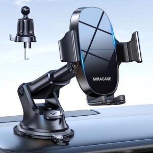 Miracase Car Phone Holder for Cars Dashboard & Windscreen &Air Vent