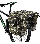zeroto Pannier Bike Bags, 28L Bike Rack Bag Waterproof Bicycle Pannier Bag Durable Bike Saddle Ba...