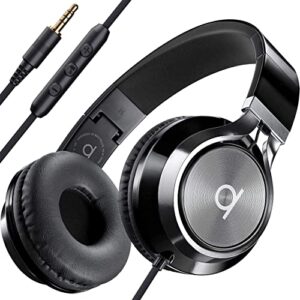 ARTIX CL750 Wired Headphones with Microphone - On Ear Headphones Noise Cancelling