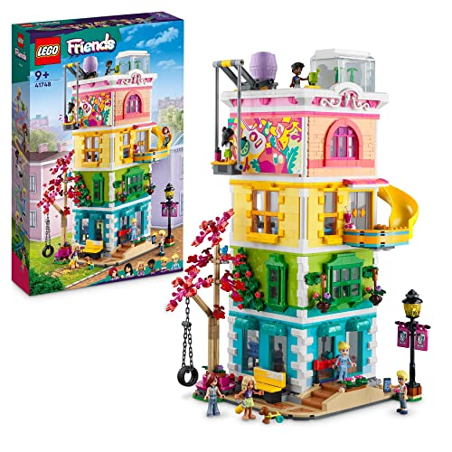 LEGO 41748 Friends Heartlake City Community Centre Modular Building Set with Art and Recording Studios
