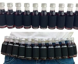 Ravary® Schnaps Knopfer Belt Holder L Shot Cartridge Belt 20 Slots For Berlin Air Party