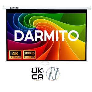 Darmito 120 16:9 Pull Down Manual Projector Screen