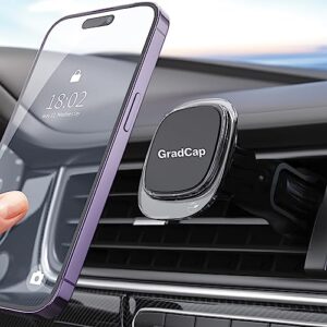 GradCap Magnetic Phone Car Mount - Upgraded In Car Phone Holder Magnetic Hook